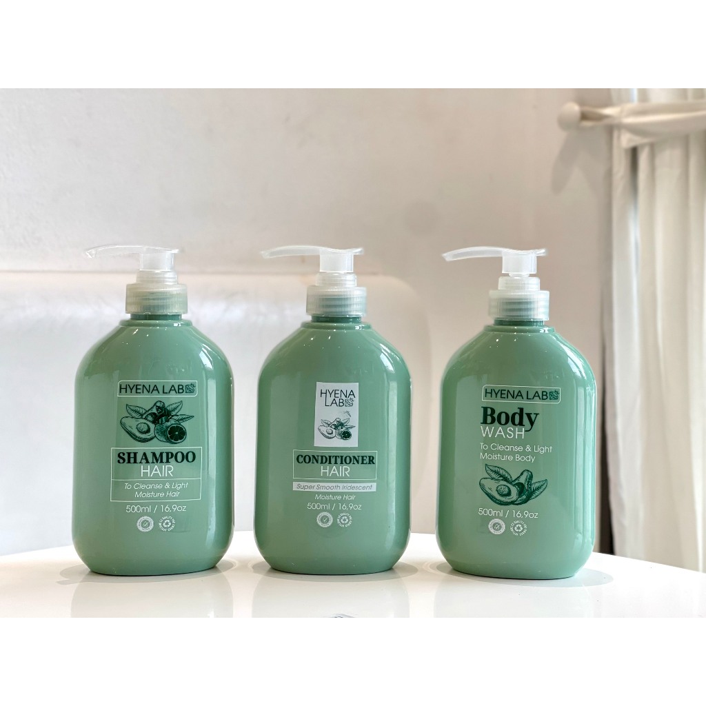 [Phúc Hưng] COMBO 3 CHAI GỘI & XẢ , SỮA TẮM HYENA LAB,cải thiện tình trạng tóc hư tổn,ung cấp dưỡng 