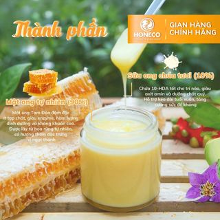Mật ong Sữa Chúa HONECO 360g - OCOP 4 SAO