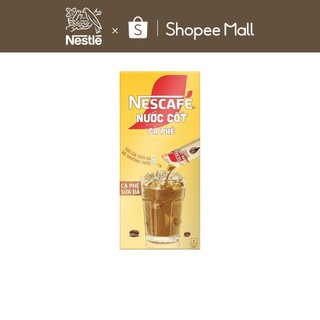  Nước cốt cà phê NESCAFÉ - CÀ PHÊ SỮA ĐÁ  Hộp 5 gói x 75ml  