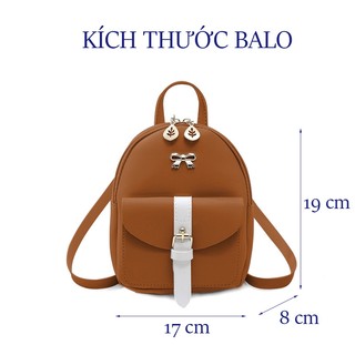 Balo Mini Nơ BL20 Xám