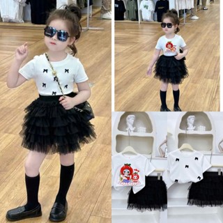 Váy bé gái, set áo cotton thoáng khí, cv tutu sang chảnh có quần lót trong cho bé 10-30kg MIu Kids
