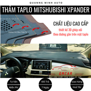 Thảm Taplo Ô Tô, Thảm Taplo Da Pu Nappa Misubishi Xpander 2018 - 2024 Được Thiết Kế 3D Ghép Nối