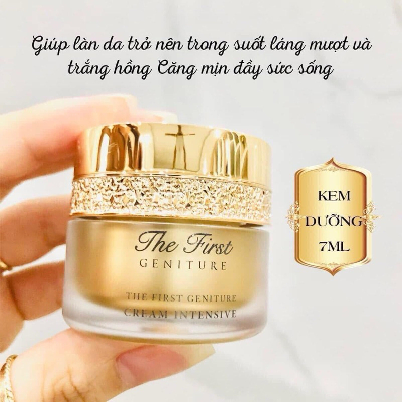  1 hũ 7ml kem dưỡng da ohui The First chống lão hoá se nhỏ lỗ chân lông làm đều màu da 