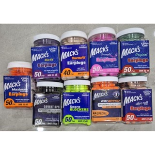 Nút bịt tai chống ồn Macks Soft Foam kèm hộp nhựa trong bảo quản