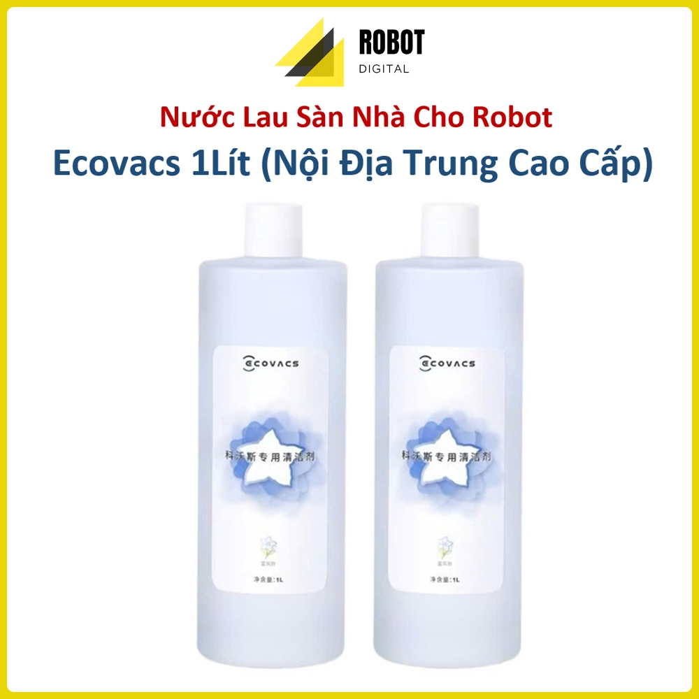 Nước lau sàn chuyên dụng cho Robot Ecovacs - Dùng cho tất cả các dòng robot - Máy hút bụi