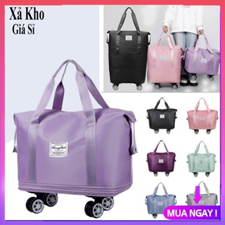 Túi hành lý có bánh xe có thể tháo rời | Vali gấp mở rộng có bánh xe, túi du lịch có bánh xe, túi vải thô cho nam và nữ