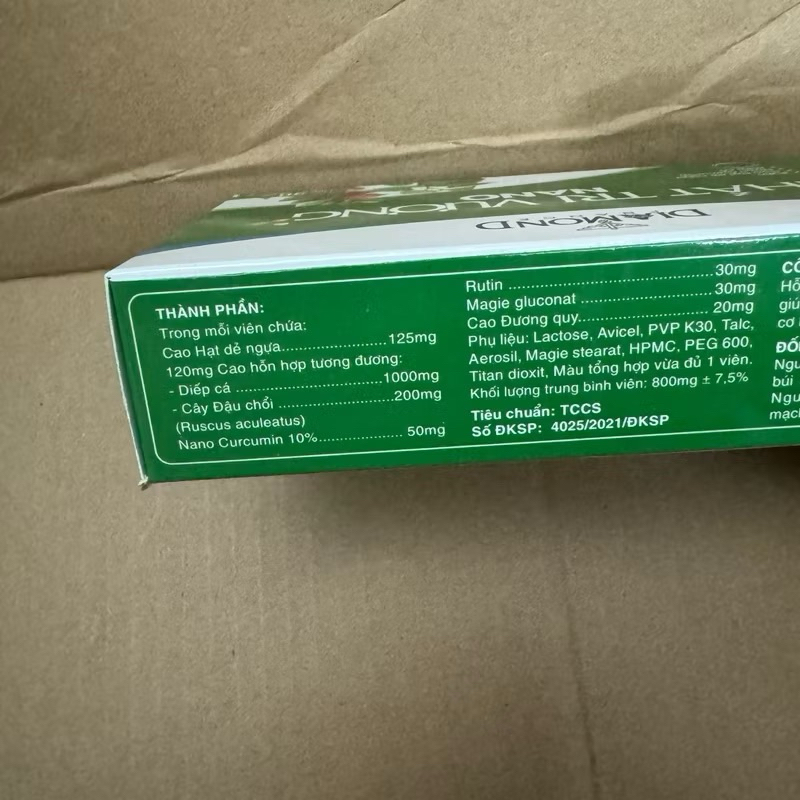 [Che tên SP] Viên Uống NHẤT TRĨ VƯƠNG NANO Cao Diếp Cá - Giải pháp mới hỗ trợ cho người bệnh trĩ và táo bón - Hộp 30v