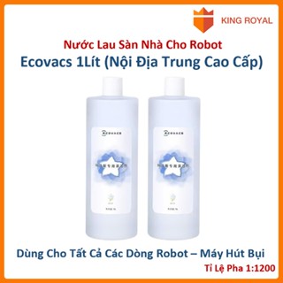 Nước lau sàn chuyên dụng cho Robot Ecovacs - Dùng cho tất cả các dòng robot - Máy hút bụi