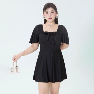 Bộ đồ bơi big size trễ vai bigsize áo tắm đi biển liền thân một 1 mảnh che bụng kín đáo BS11