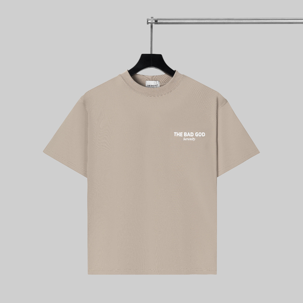 Áo Thun Cổ Tròn Nam Nữ The Bad God Serenity Form Boxy Cotton Áo Thun Nam Local Brand Áo Phông Nam The Bad God | BigBuy360 - bigbuy360.vn