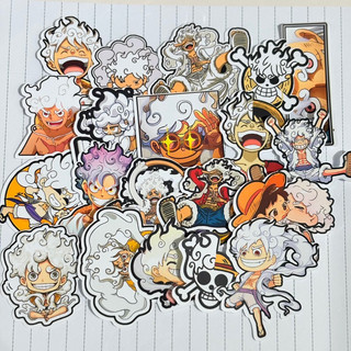 [One Piece] Set 20 sticker trang trí dễ thương, miếng dán sổ tay - Sticker Anime One Piece
