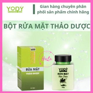   Chính Hãng  Bột rửa mặt thảo dược Yody white Phương Anh hộp 100g 