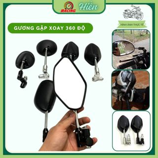  Kính Chiếu Hậu Xe Máy Xoay 360 Độ – Gương Chiếu Hậu Đa Năng Cho Mọi Dòng Xe 