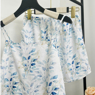 VIBES Đồ bộ 2 dây Lụa gấm Lucie Straps Set