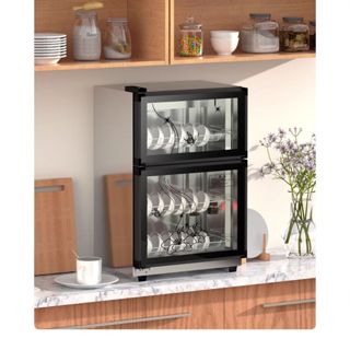 Tủ sấy bát đĩa, máy sấy đũa thìa 98L khử khuẩn sạch sẽ, hết ẩm mốc, tủ chén đĩa