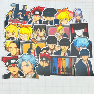 [Mashle] Set 20 sticker trang trí dễ thương, miếng dán sổ tay - Sticker, Hình Dán Anime