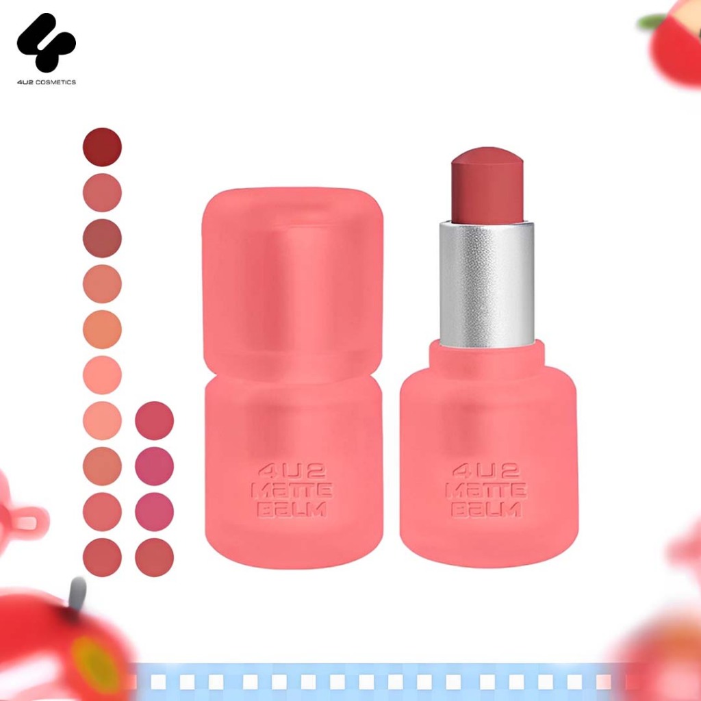 Son Lì Thuần Chay 4U2 Matte Balm Lipstick 4.6gr