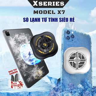 Tản nhiệt điện thoại máy tính bảng X7 sò lạnh từ tính giá rẻ hỗ trợ tăng fps gaming liên quân PUBG