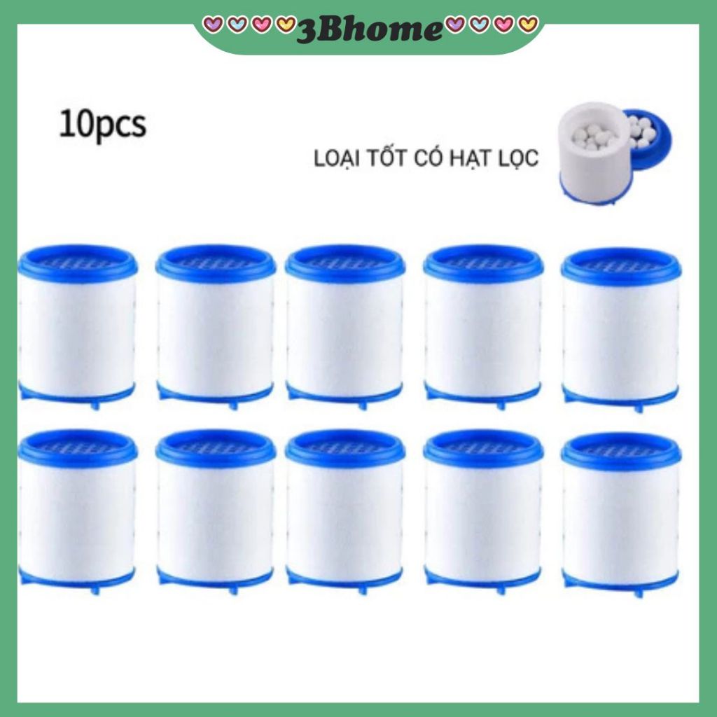 Combo 3/5/10 Lõi Lọc Nước Tại vòi Có Đá Khử, Lõi Bông Lọc PP Dành Cho Dầu Lọc