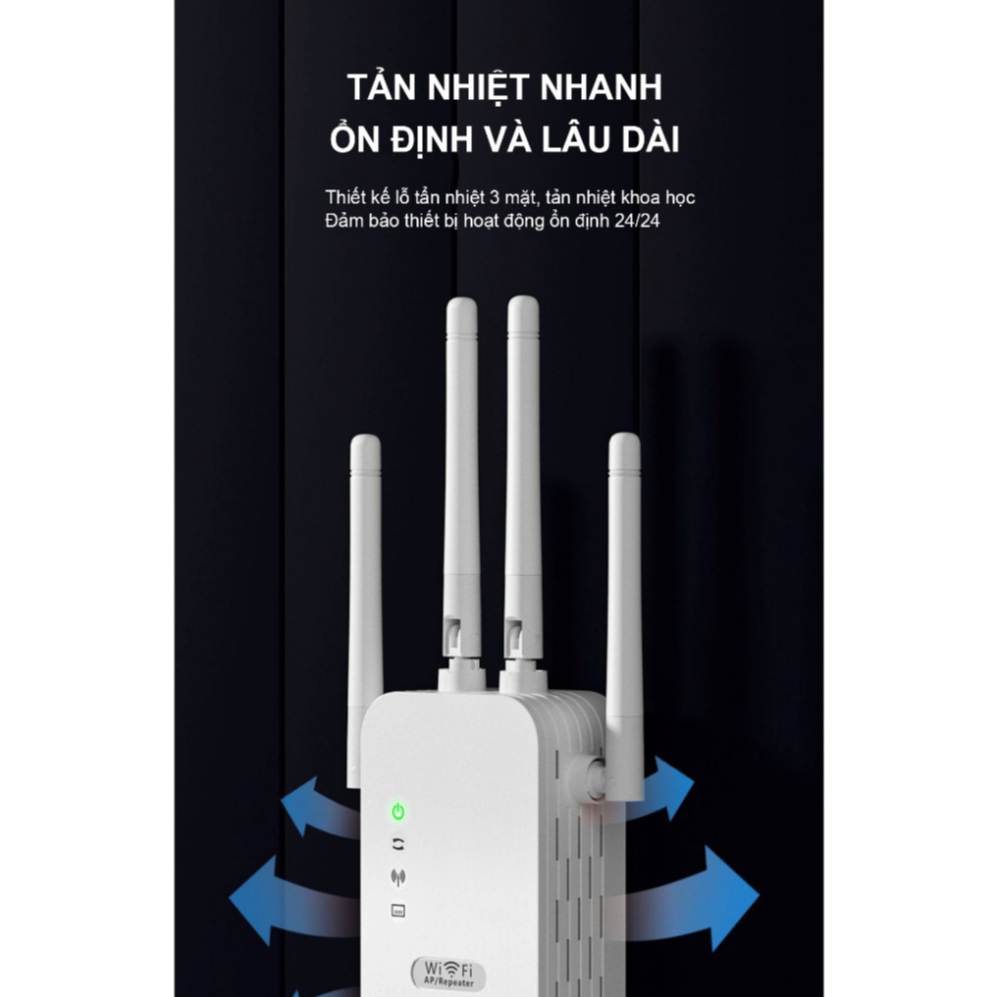 Bộ Kích Sóng Wifi 6 Râu Tốc Độ Cao Mở Rộng Vùng Phủ Sóng Cải Thiện Tốc Độ Wifi 1200Mbs | BigBuy360 - bigbuy360.vn