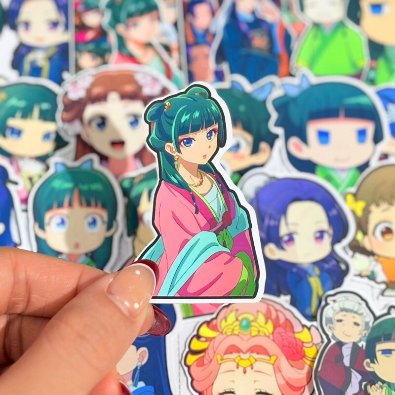 [Dược sư tập sự] Set 20 sticker trang trí dễ thương, miếng dán sổ tay - Sticker Anime Dược Sư Tự Sự