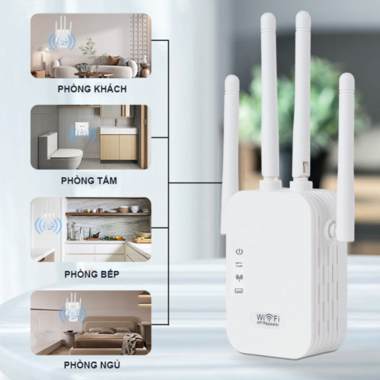 Bộ Kích Sóng Wifi 6 Râu Tốc Độ Cao Mở Rộng Vùng Phủ Sóng Cải Thiện Tốc Độ Wifi 1200Mbs | BigBuy360 - bigbuy360.vn