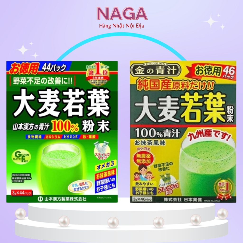 BỘT LÚA MẠCH NON 44/46 Gói Nhật Bản