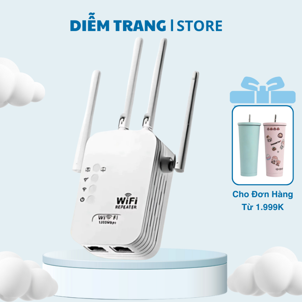 Bộ Kích Sóng Wifi 6 Râu Tốc Độ Cao Mở Rộng Vùng Phủ Sóng Cải Thiện Tốc Độ Wifi 1200Mbs | BigBuy360 - bigbuy360.vn