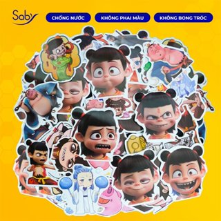 Combo 50 Hình Sticker NATRA Cán Mịn, Chống Nước, Dán Sổ Sách, Laptop, Điện Thoại, Đàn Guitar, Mũ Bảo Hiểm, Vali