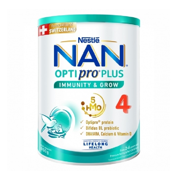 Sữa Nan Optipro Plus HMO 4 850g T10/2025