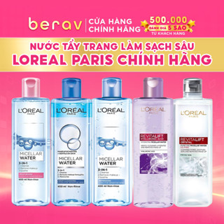 Nước Tẩy Trang Loreal Paris Micellar Water 3-in-1 400ml