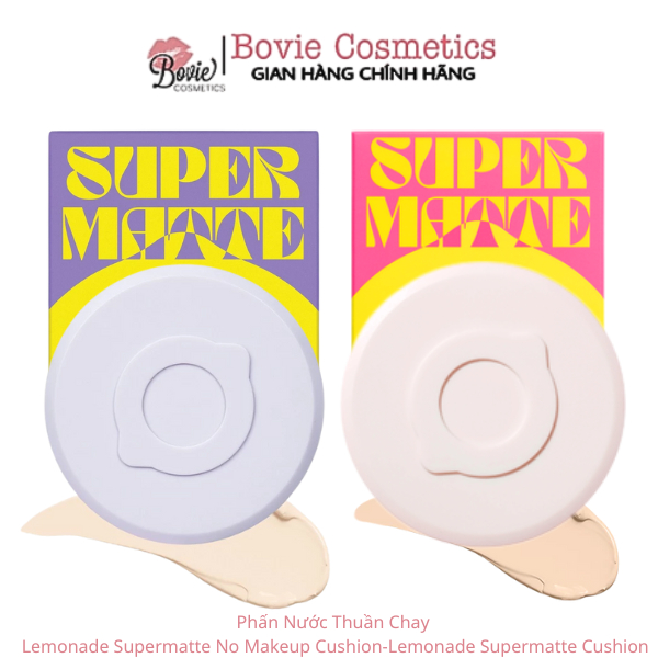 Phấn Nước Thuần Chay  Lemonade Supermatte No Makeup Cushion-Lemonade Supermatte Cushion