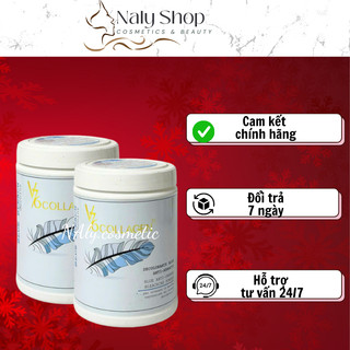  Bột Tẩy V76 Collagen Italy Siêu Nhanh Mạnh Không Rát Da Đầu 500Gram Bột Tẩy Tóc Không Mùi Hóa Chất NalyShop 