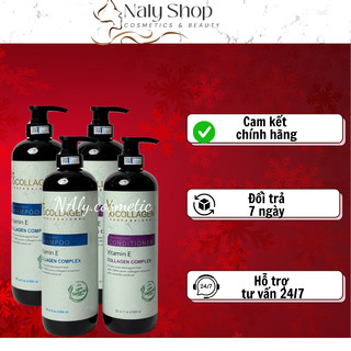  Cặp Gội Xả Phục Hồi Hư Tổn V76 Collagen Vitamin E 800ML Dầu Gội Thảo Dược Giúp Tóc Chắc Khỏe Suôn Mượt Tự Nhiên Naly 