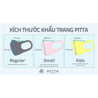 [ Hàng sẵn ] Khẩu trang Pitta  Nhật