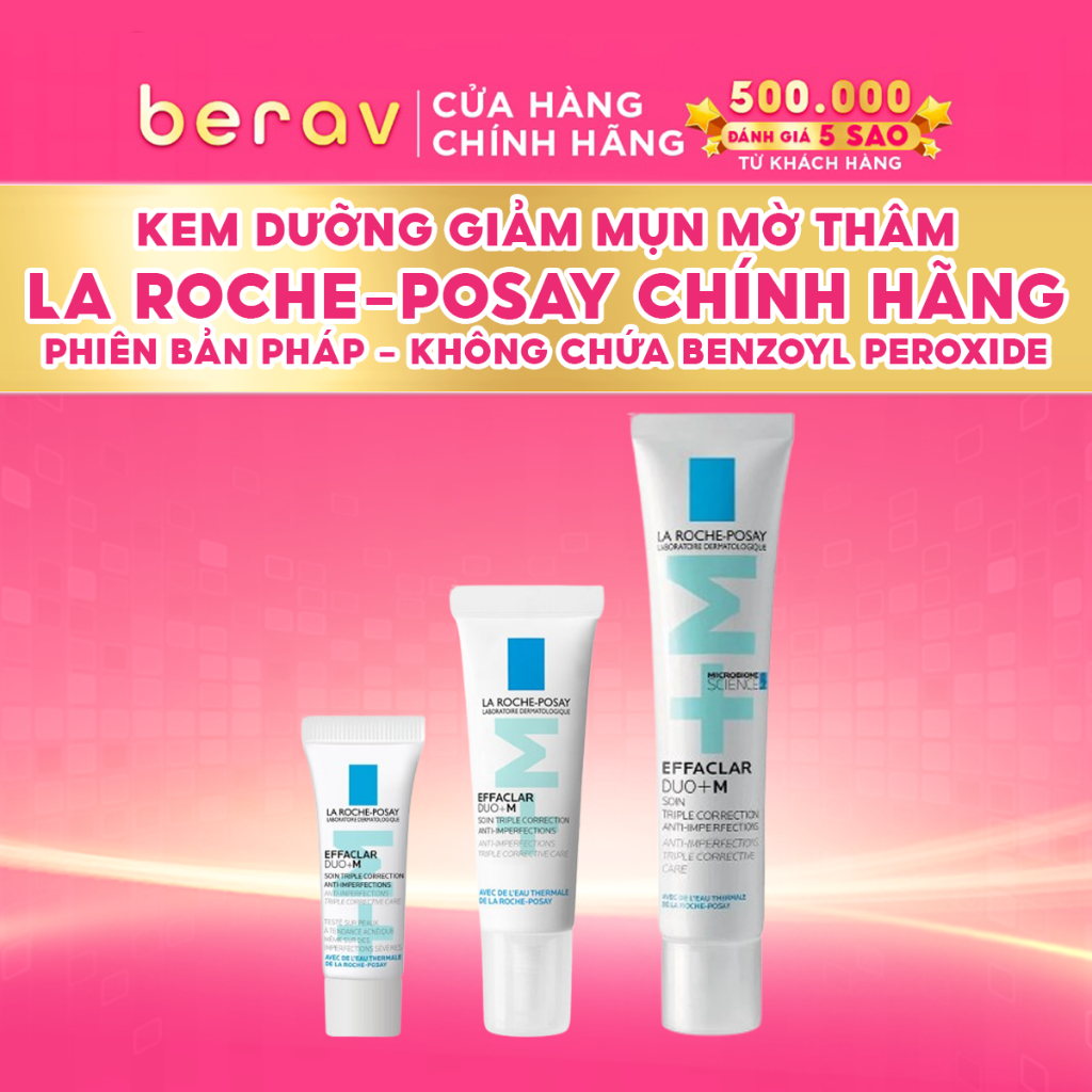 Kem dưỡng giảm mụn nhanh 8 giờ La Roche-Posay Effaclar DUO+ M 7.5ml/40ml | BigBuy360 - bigbuy360.vn