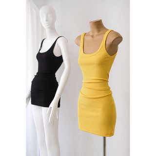 ĐẦM THUN ÔM BODY 2 DÂY DÁNG NGẮN HACK DÁNG BY OANH BIBI - SP001183