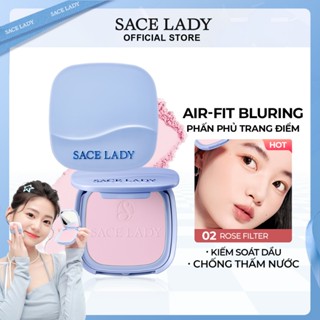  Phấn Phủ Trang Điểm SACE LADY Kiểm Soát Đầu Chống Thấm Nước Bìa Đầu SPF30 PA + + + Làm Sáng 9.5g 