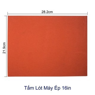 Lót cao su đỏ dày 1cm