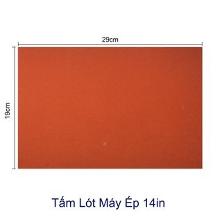 Lót cao su đỏ dày 1cm