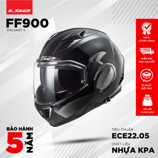Mũ Bảo Hiểm Fullface LS2 FF900 Valiant II Lật Hàm 180 Độ Chuẩn ECE 22.05 Nón Helmet Đi Xe Máy Mô Tô PKL