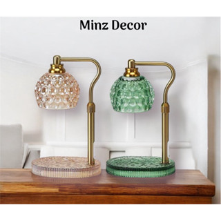 Đèn Đốt Nến thơm Pha Lê Mới 2025, Mã Sản phẩm 039