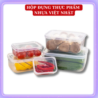  bộ 3 hộp đựng thực phẩm hộp trữ đồ đông lạnh trong suốt 