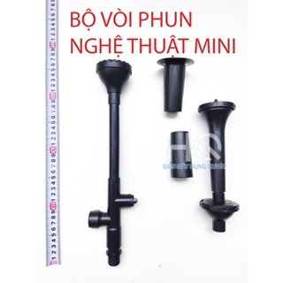  Đầu vòi đài phun nước mini đầu vòi nghệ thuật tiểu cảnh hồ cá cảnh tiểu cảnh lu cảnh chậu cảnh trang trí đèn led nấm 
