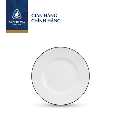 Tô, Dĩa Sứ Cao Cấp Minh Long - Camellia - Chỉ Xanh Dương