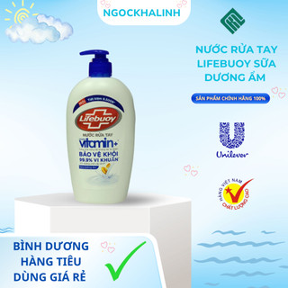 Nước rửa tay lifebuoy sữa dương ẩm chai 450G 