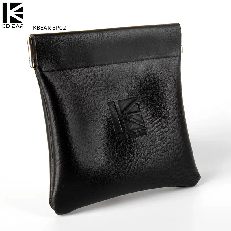 Túi da hãng KBEAR đựng tai nghe, Phu kiện