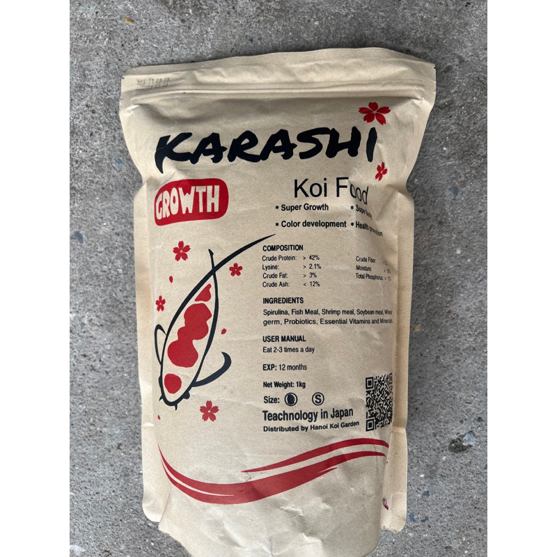 Cám Cá Koi Karashi 42% độ đạm