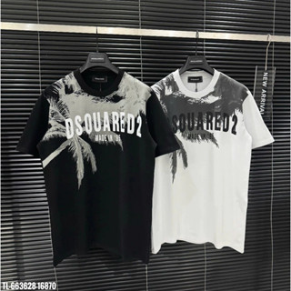 Áo thun Dsquared2 Icon in cây dừa thiết kế dành cho nam nữ cotton cho dãn 2 chiều New siêu đẹp [M10]