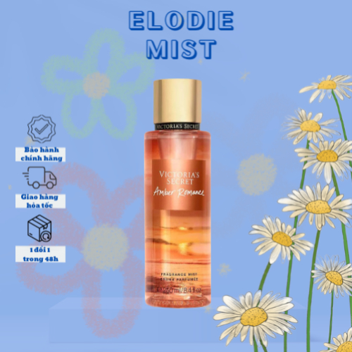+ 𝗲𝗹𝗼𝗱𝗶𝗲𝗺𝗶𝘀𝘁 + Xịt thơm Body Mist Victoria's Secret Amber Romance
